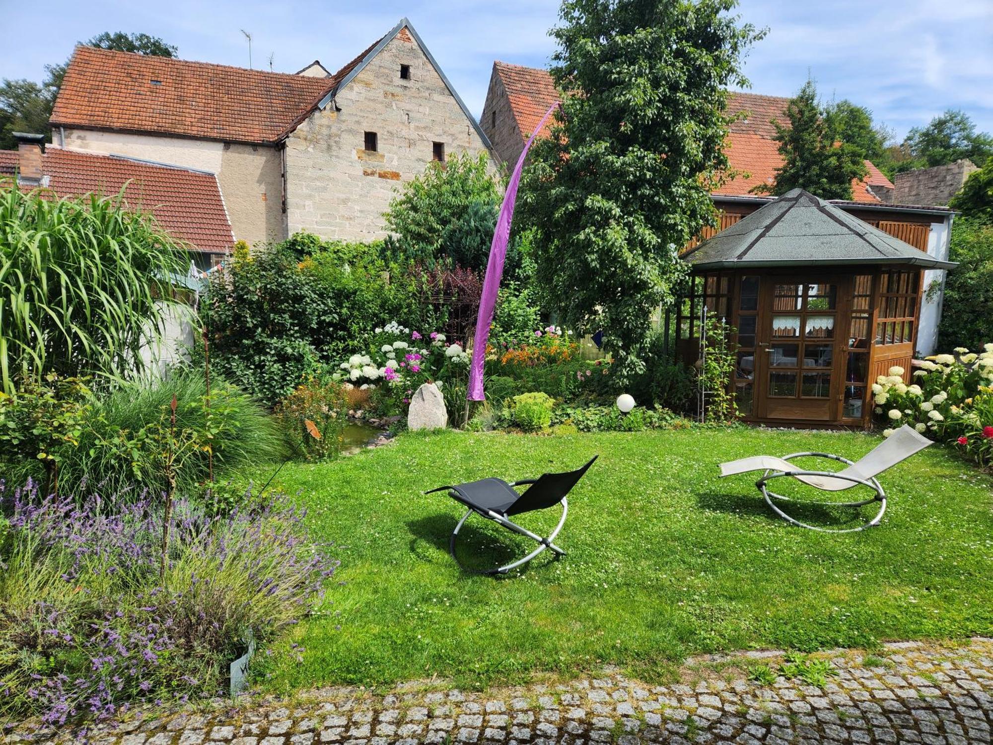 Familienfreundlich Im Naturpark Hassberge Mit Gehobener Gastronomie Kirchlauter ภายนอก รูปภาพ
